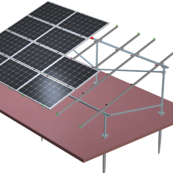 producător de sistem de montaj solar hibrid din oțel aluminiu
