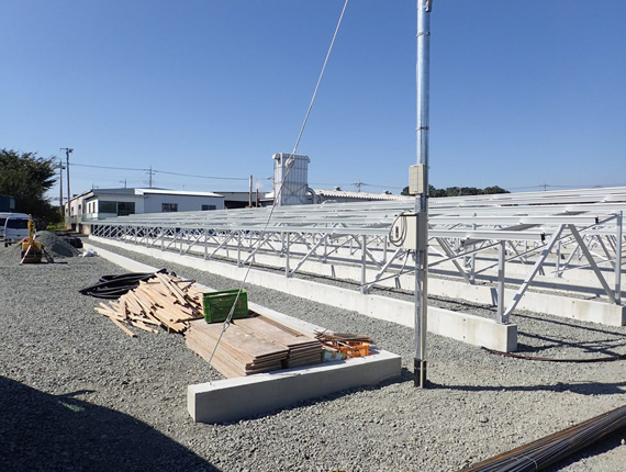  30MW proiect de sistem de montare solară la sol în Fukui Japonia