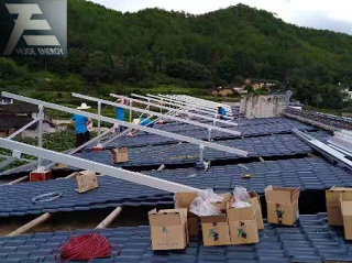 sistem de montaj solar pentru acoperiș înclinat